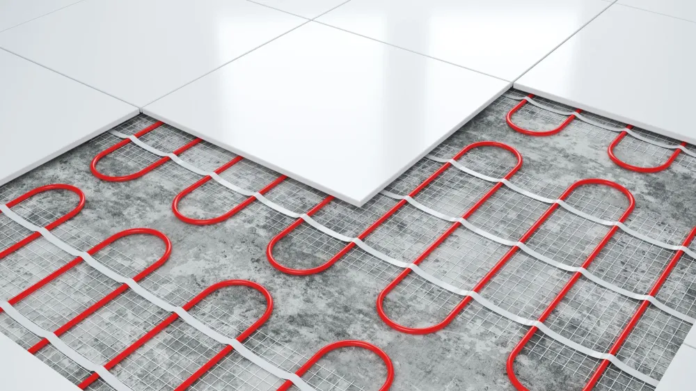 plancher chauffant à Chancelade